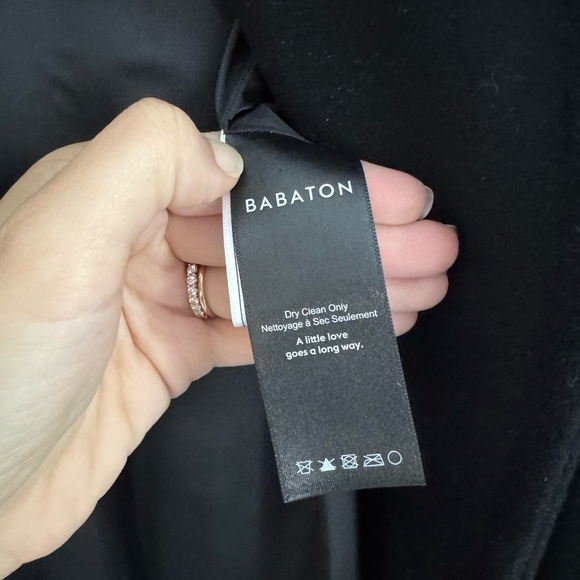 Aritzia Babaton Stedman Black Wool Coat - Picture 8 of 10